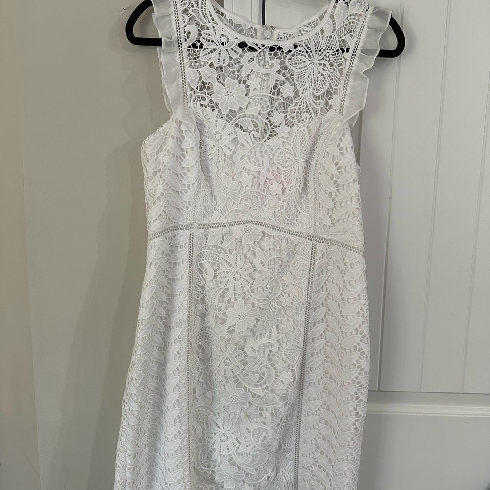 Lilly Pulitzer White Lace Dress